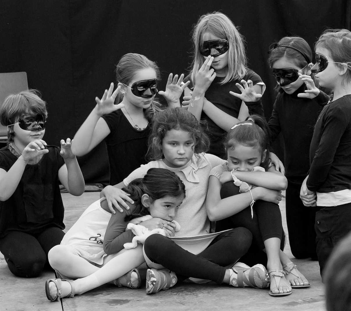 Théâtre enfants masques
